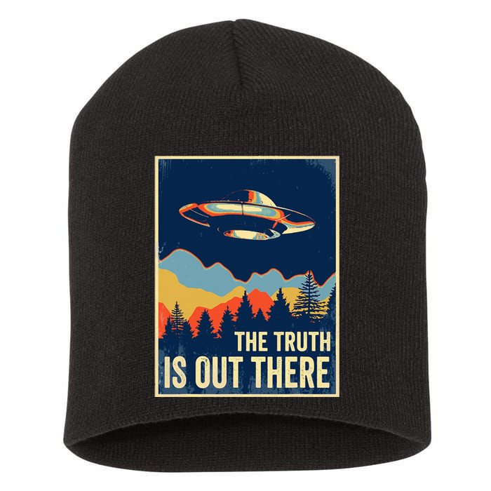 The Truth Is Out There Area 51 Alien Ufo Short Acrylic Beanie