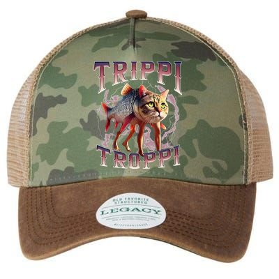 Trippi Troppi - Italian Brainrot Meme Cat Gift Legacy Tie Dye Trucker Hat