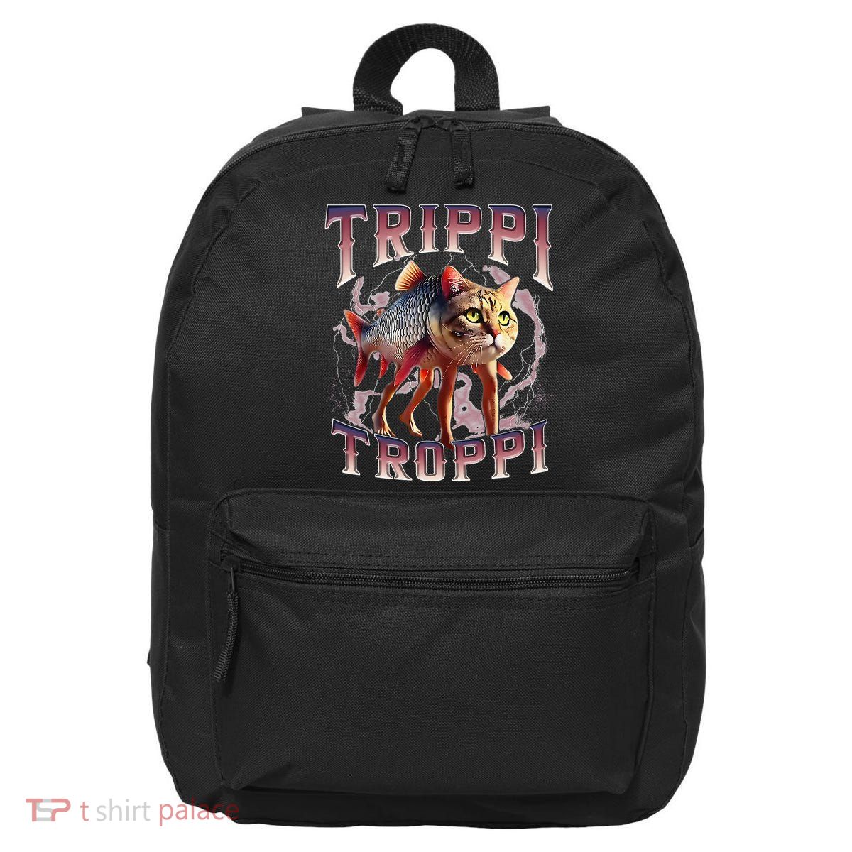 Trippi Troppi - Italian Brainrot Meme Cat Gift 16 in Basic Backpack