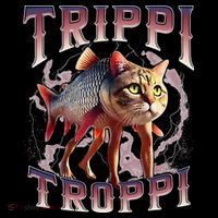 Trippi Troppi - Italian Brainrot Meme Cat Gift 16 in Basic Backpack