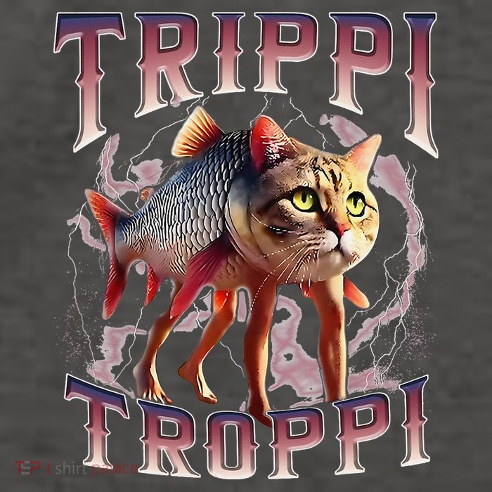 Trippi Troppi - Italian Brainrot Meme Cat Gift Vector Backpack