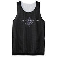 Trash Takes Itself Out Every Single Time Mesh Reversible Basketball Jersey Tank