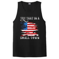 Try That In A Small Country Western Town Country Music Lover PosiCharge Competitor Tank