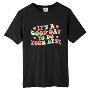 Teacher Testing ItS A Good Day To Do Best Groovy Tall Fusion ChromaSoft Performance T-Shirt