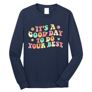 Teacher Testing ItS A Good Day To Do Best Groovy Long Sleeve Shirt