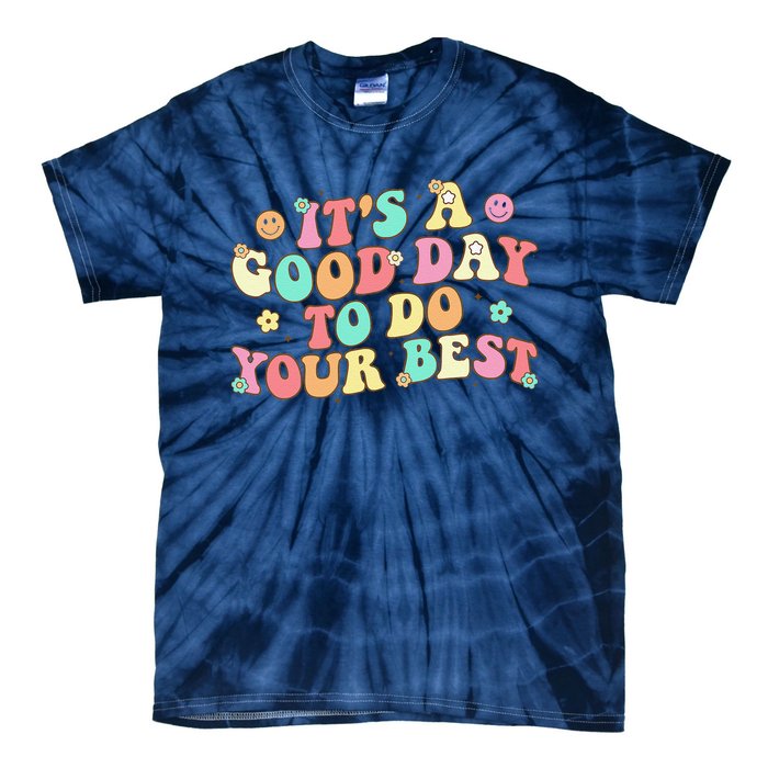 Teacher Testing ItS A Good Day To Do Best Groovy Tie-Dye T-Shirt