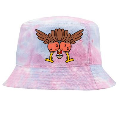 Thanksgiving Turkey It AinT Gonna Stuff Itself Tie-Dyed Bucket Hat