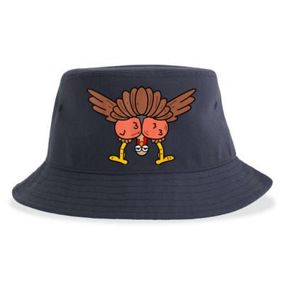 Thanksgiving Turkey It AinT Gonna Stuff Itself Sustainable Bucket Hat