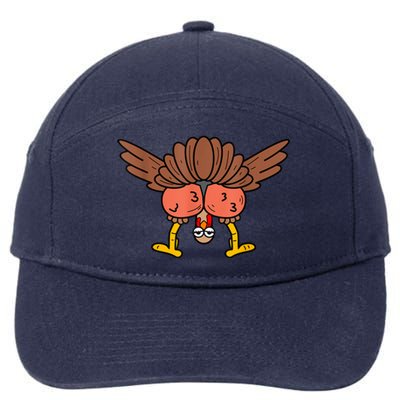 Thanksgiving Turkey It AinT Gonna Stuff Itself 7-Panel Snapback Hat