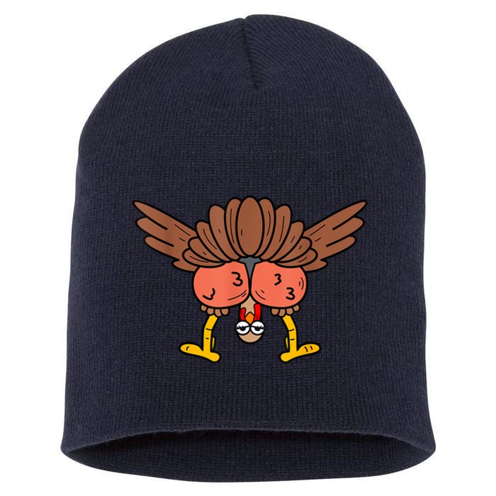 Thanksgiving Turkey It AinT Gonna Stuff Itself Short Acrylic Beanie