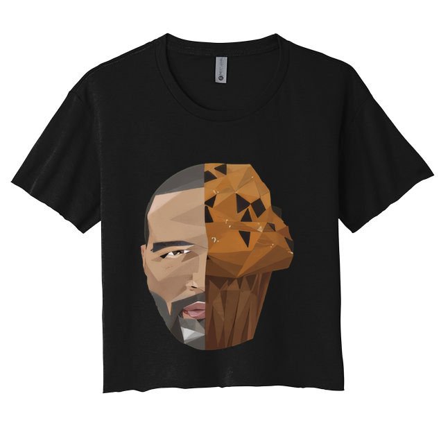 ThatS That Ish Crackin Muffins Face Hooded Crop Top