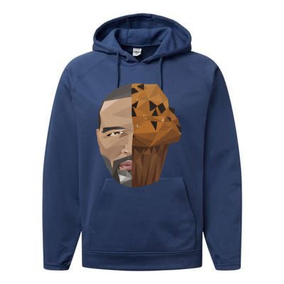 ThatS That Ish Crackin Muffins Face Hooded Performance Fleece Hoodie