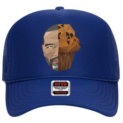 ThatS That Ish Crackin Muffins Face Hooded High Crown Mesh Back Trucker Hat