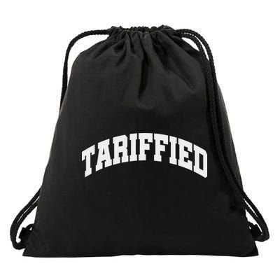 Tariffied Tariff Ied Funny Trump Economic Tariffs War Drawstring Bag