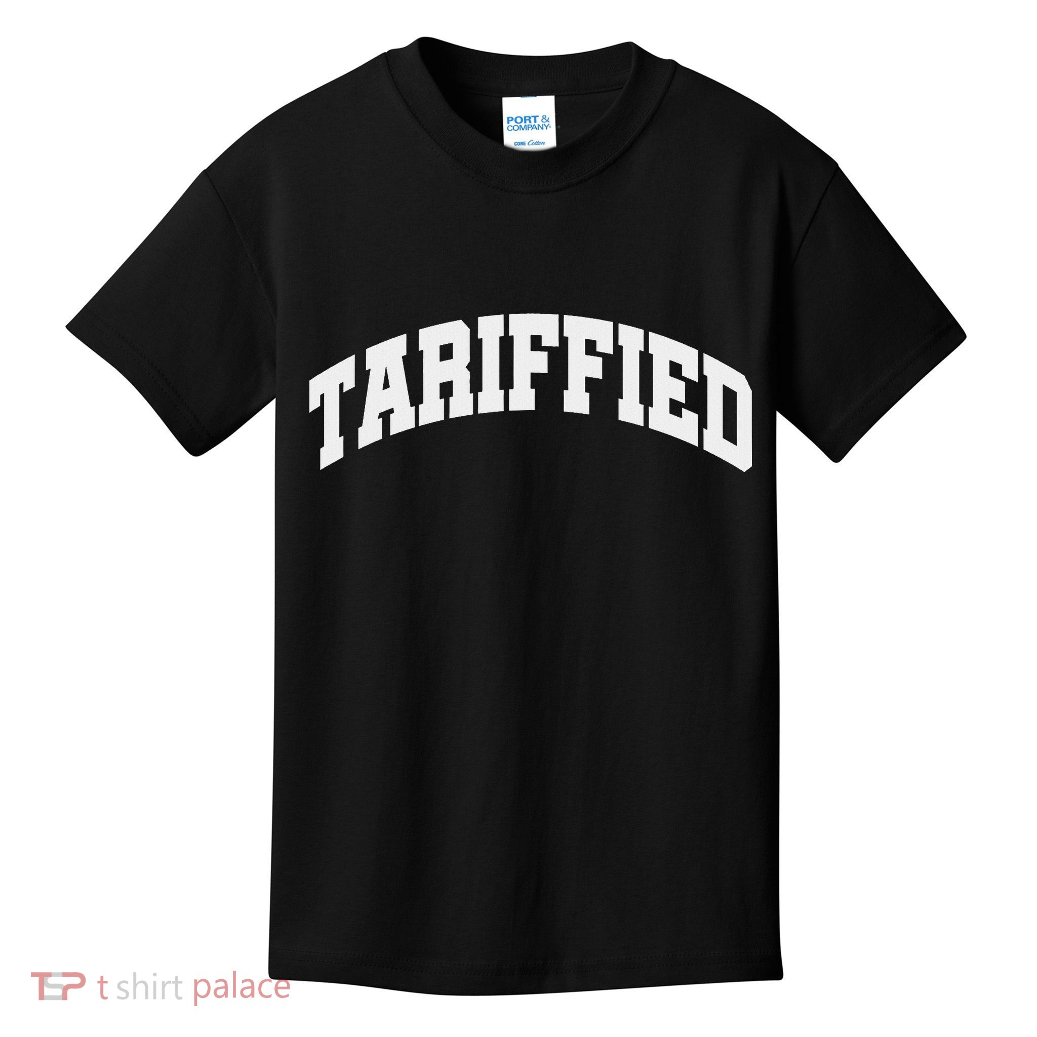 Tariffied Tariff Ied Funny Trump Economic Tariffs War Kids T-Shirt