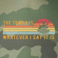 The Tempo Is Whatever I Say It Is Funny Drummer Design Legacy Tie Dye Trucker Hat