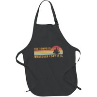 The Tempo Is Whatever I Say It Is Funny Drummer Design Apron