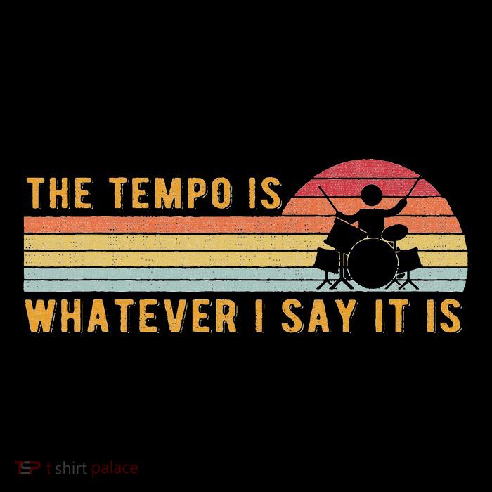 The Tempo Is Whatever I Say It Is Funny Drummer Design Mesh Reversible Basketball Jersey Tank