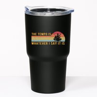 The Tempo Is Whatever I Say It Is Funny Drummer Design Tumbler