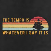The Tempo Is Whatever I Say It Is Funny Drummer Design 25L Jumbo Tote
