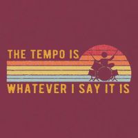 The Tempo Is Whatever I Say It Is Funny Drummer Design 16oz Travel Tumbler