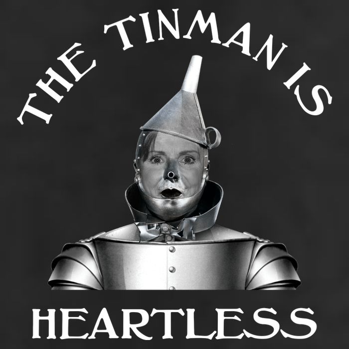 The Tinman Is Heartless Nancy Pelosi Adult Drive Performance Visor