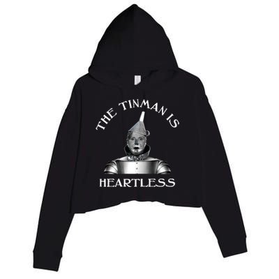 The Tinman Is Heartless Nancy Pelosi Crop Fleece Hoodie