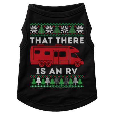 That There Is An RV Ugly Christmas Camping Holiday Doggie Tank