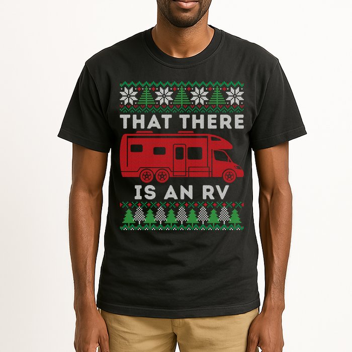 That There Is An RV Ugly Christmas Camping Holiday Tall T-Shirt