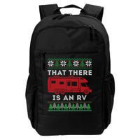 That There Is An RV Ugly Christmas Camping Holiday Backpack