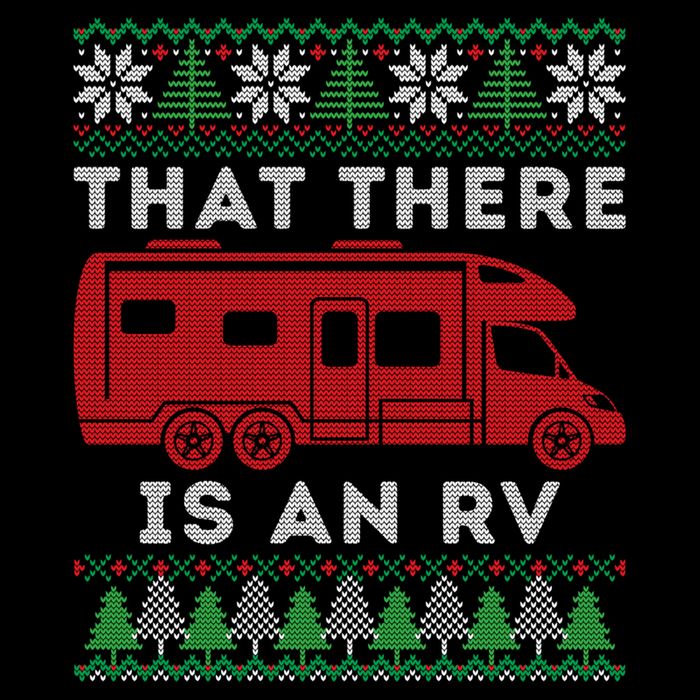 That There Is An RV Ugly Christmas Camping Holiday 16 in Basic Backpack