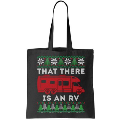 That There Is An RV Ugly Christmas Camping Holiday Bag