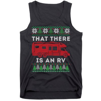 That There Is An RV Ugly Christmas Camping Holiday Tank Top