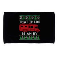 That There Is An RV Ugly Christmas Camping Holiday Microfiber Hand Towel