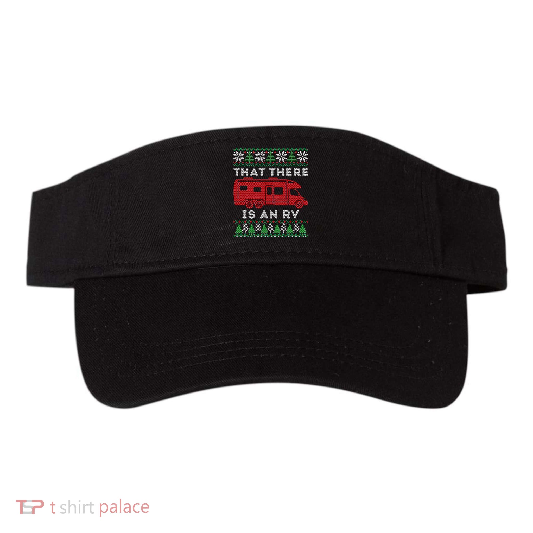 That There Is An RV Ugly Christmas Camping Holiday Visor
