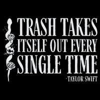 Trash Takes Itself Out Every Single Time 7-Panel Snapback Hat