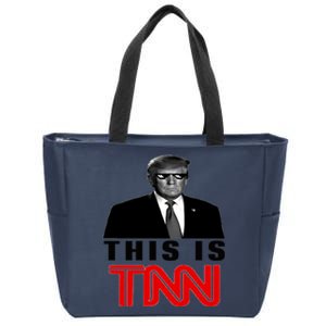 Trump This Is TNN Funny Zip Tote Bag