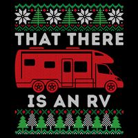 That There Is An Rv Ugly Christmas Camping Holiday Camper Cute Gift Sustainable Bucket Hat