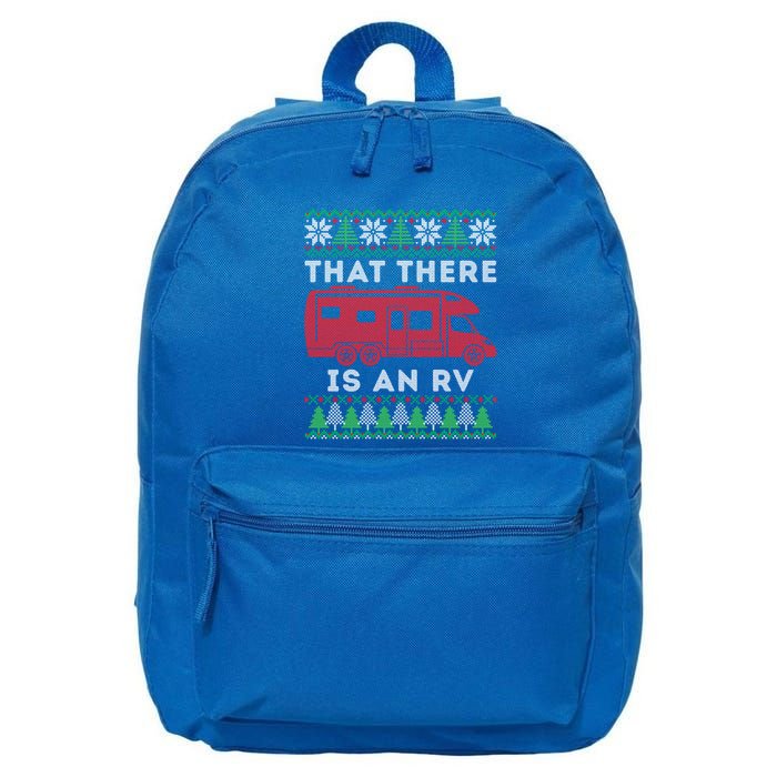 That There Is An Rv Ugly Christmas Camping Holiday Camper Cute Gift 16 in Basic Backpack