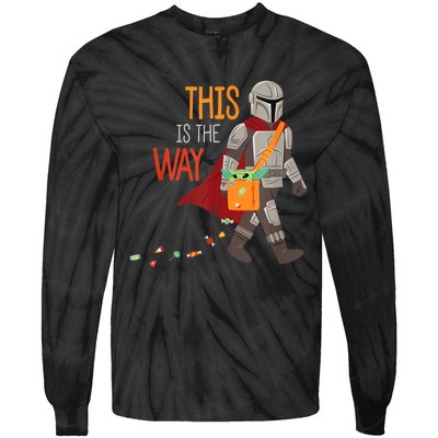 The This Is The Way Halloween Tie-Dye Long Sleeve Shirt