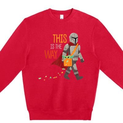 The This Is The Way Halloween Premium Crewneck Sweatshirt