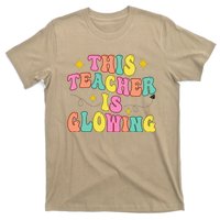 This Teacher Is Glowing Hello Summer Funny End Of School T-Shirt