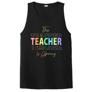 This Teacher Is Glowing Hello Summer Funny End Of School PosiCharge Competitor Tank