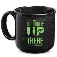The Truth Is Up There Upper Peninsula Ufo 15oz Campfire Ceramic Mug