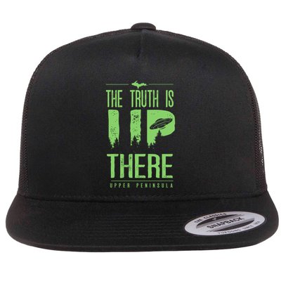 The Truth Is Up There Upper Peninsula Ufo Flatbill Hat