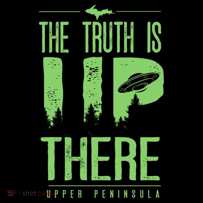 The Truth Is Up There Upper Peninsula Ufo 16 in Basic Backpack