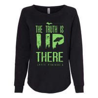 The Truth Is Up There Upper Peninsula Ufo Womens California Wash Sweatshirt