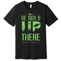 The Truth Is Up There Upper Peninsula Ufo Premium T-Shirt