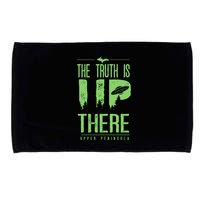 The Truth Is Up There Upper Peninsula Ufo Microfiber Hand Towel