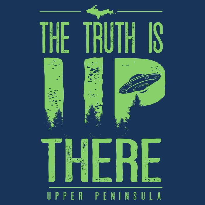 The Truth Is Up There Upper Peninsula Ufo Infant Baby Jersey Bodysuit